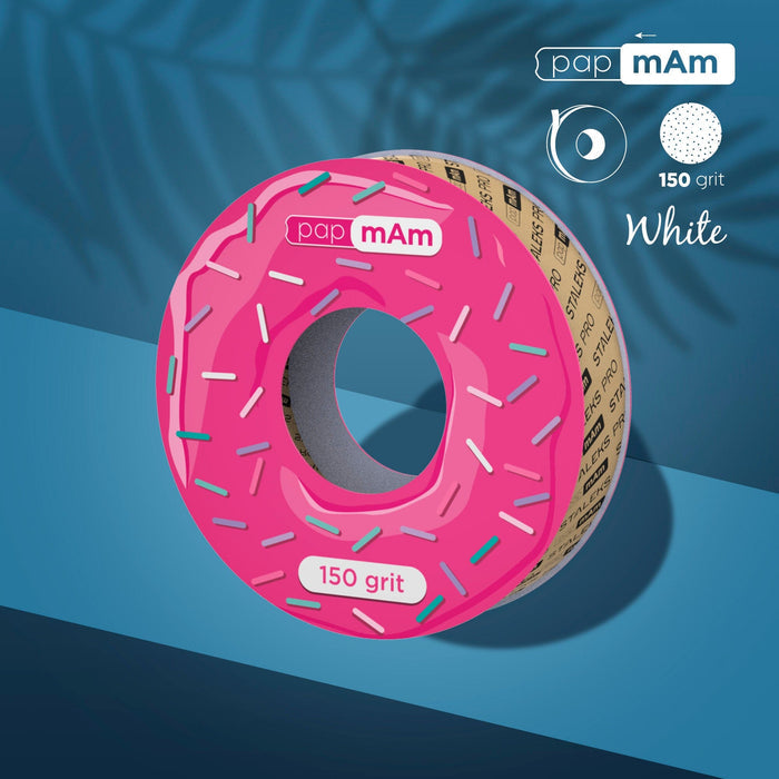 Staleks Disposable white abrasive tape papmAm EXPERT 150 grit (without plastic case) Nail file Staleks