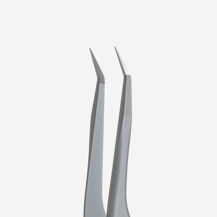 Staleks Professional Eyelash tweezers with fiber tips EXPERT 45 TYPE 8 (mini L) Eyebrow tweezers Staleks