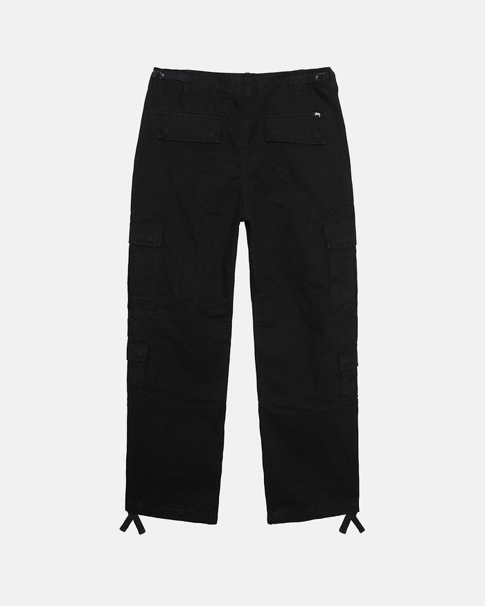 Stussy - Ripstop Surplus Cargo - Black-Pantalons et Shorts-116586P