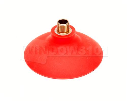 Replacement Suction Cup Red Silicone - Windows101