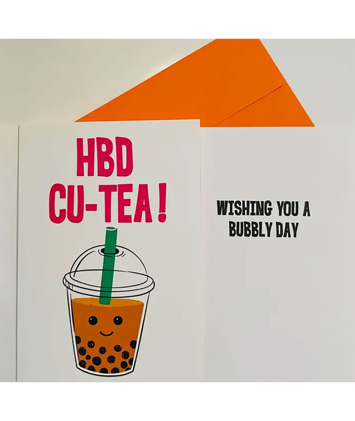Sunny Marshmallow Happy Birthday! Card Cu-Tea Accessories Sunny Marshmallow