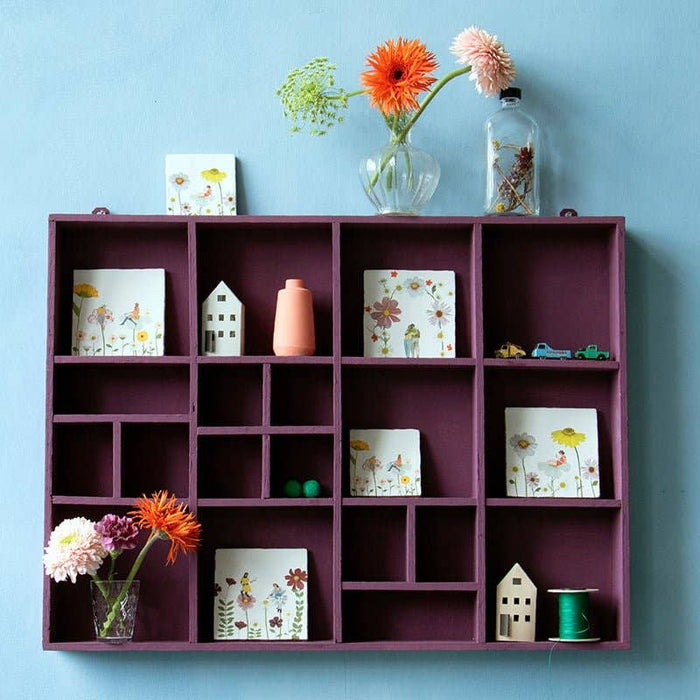 Surrounded by flowers | StoryTiles art on tile