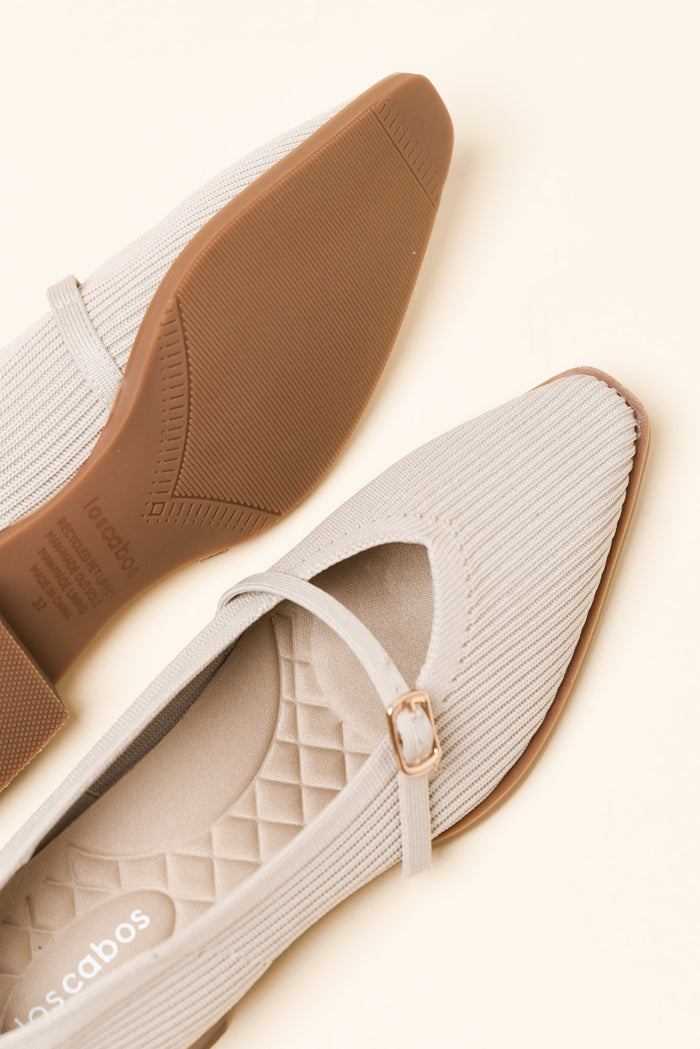 Syri Taupe Ballet Flat