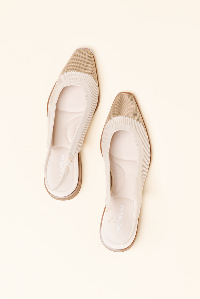 Syrita Taupe Slingback Mule