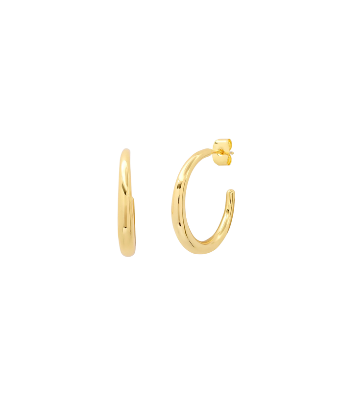 TAI Thin to Thick Small Gold Hoops Jewelry - Trend TAI Gold