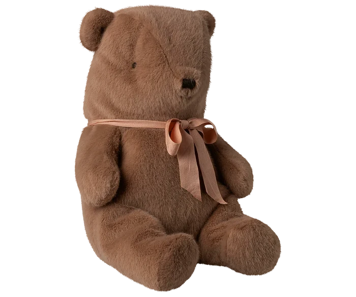 Teddy bear plush, Medium - Soft brown