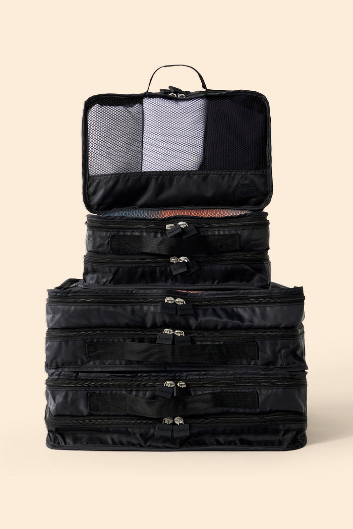 Tessa Black Packing Cube 4 Pack