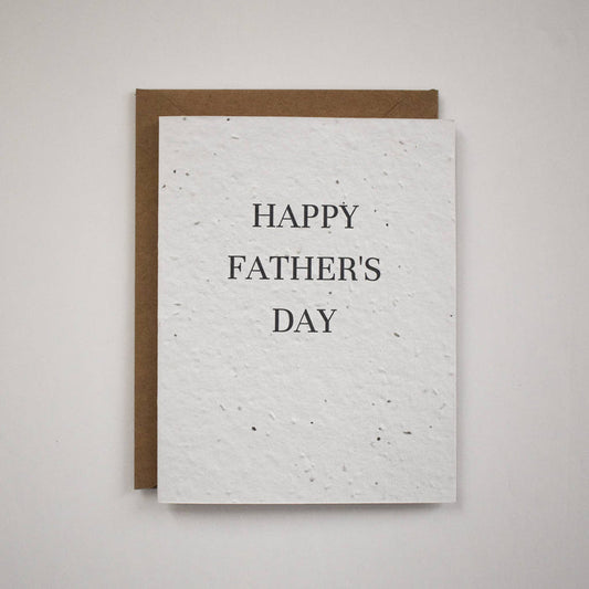 THE GOOD CARD 
Plantable Greeting Card - Happy Father's Day