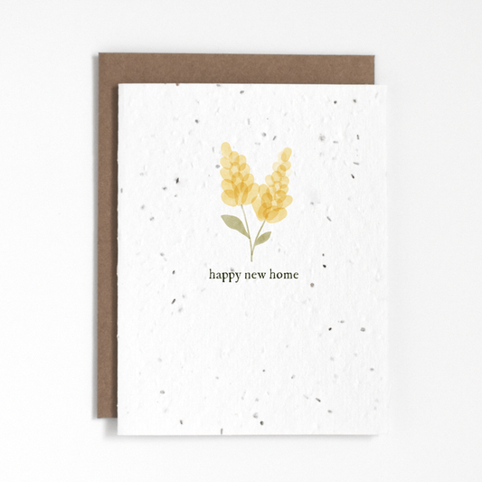 THE GOOD CARD Plantable Greeting Card - Happy New Home