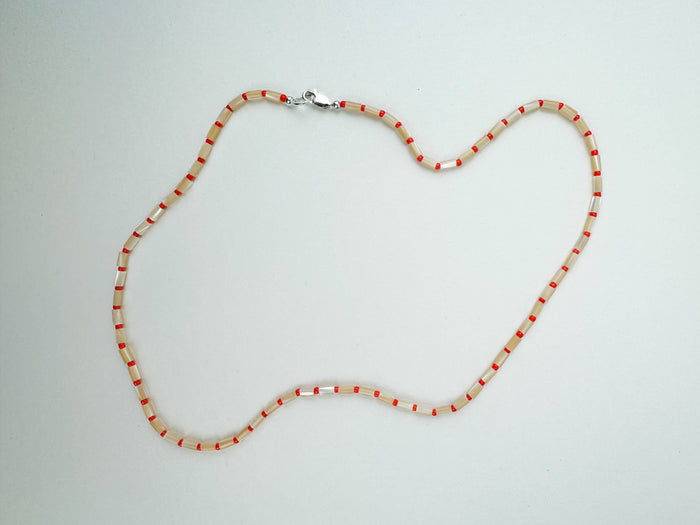 The Karo Necklace Orange Sunset