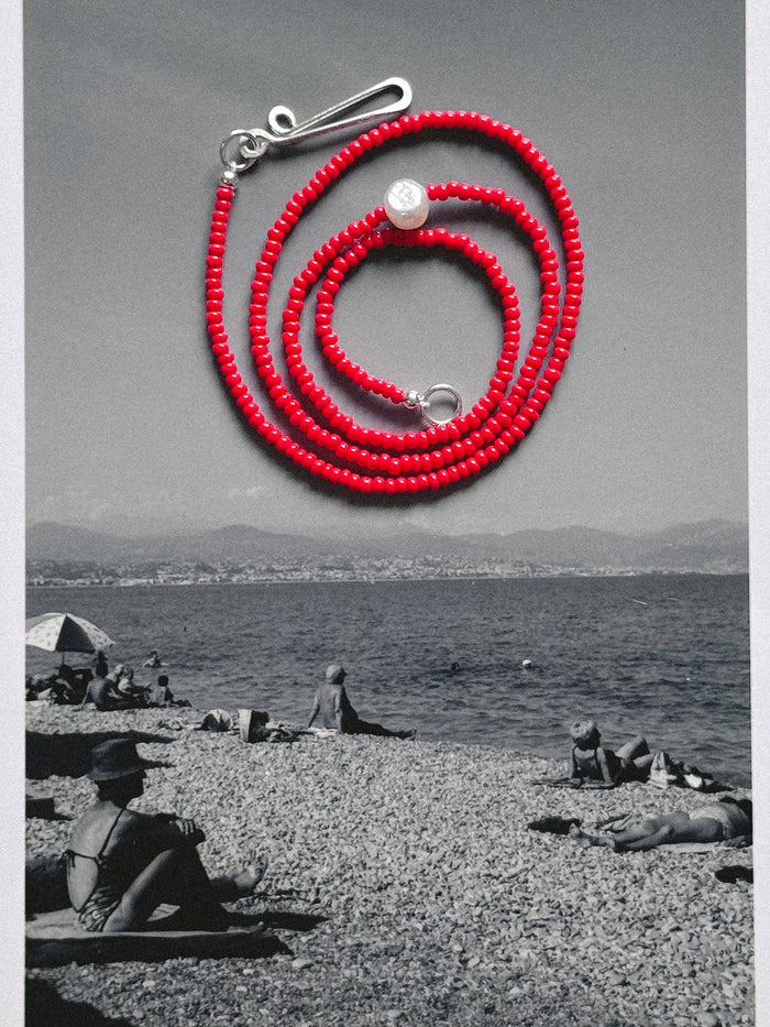 The Khadi Necklace - Red