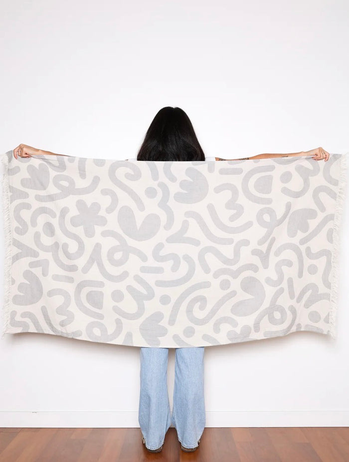 TOFINO THE DREW DOODLE TURKISH TOWEL