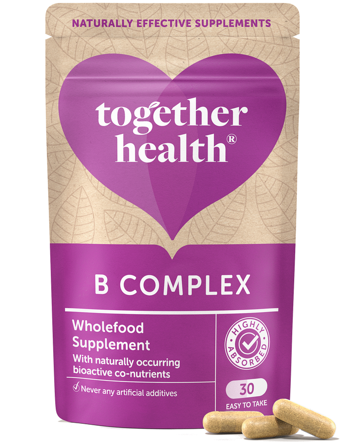 Together Health B Complex Vitamin – Vegan Supplement – 30 Capsules