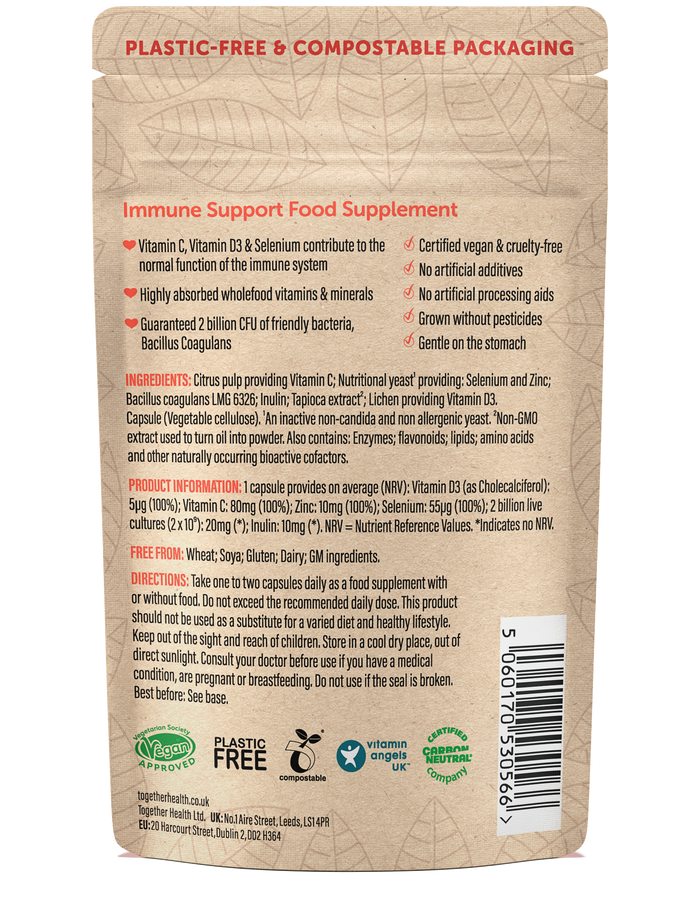 Together Health Immune – Vitamins for Immune System – 30 Capsules