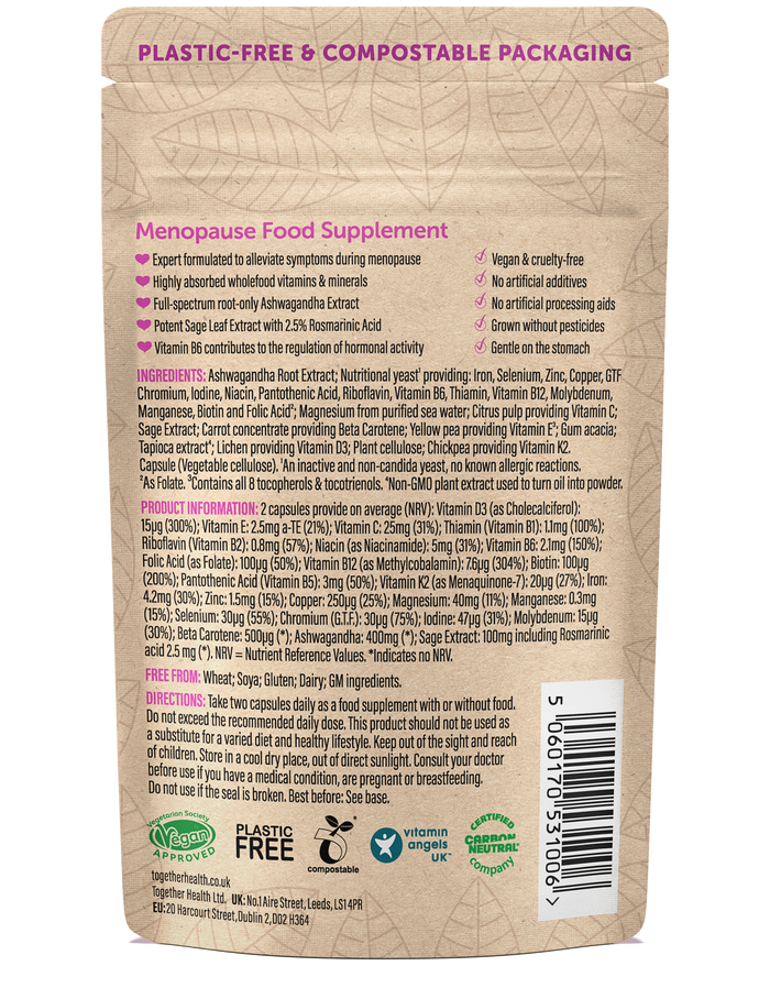 Together Health Menopause Supplement – Vitamins and Herbals