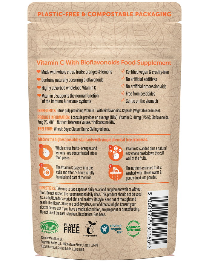 Together Health Vitamin C – Vegan – 30 Capsules