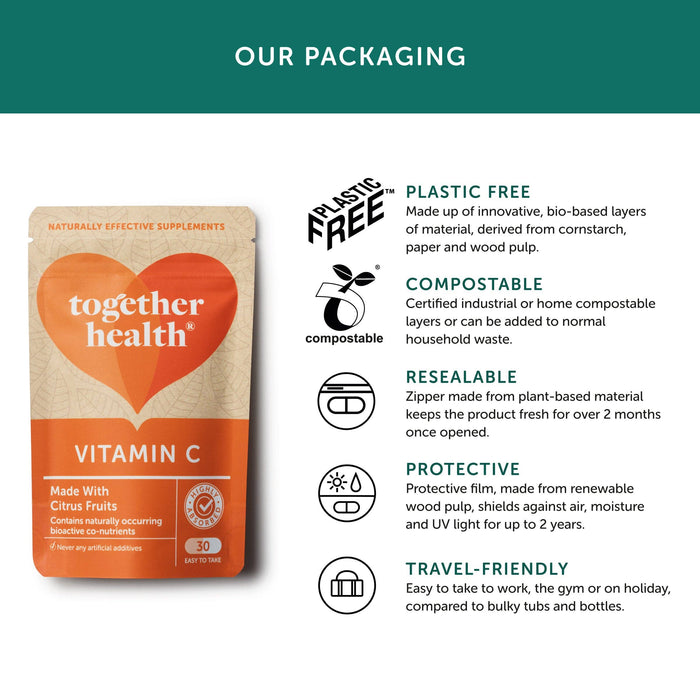 Together Health Vitamin C – Vegan – 30 Capsules