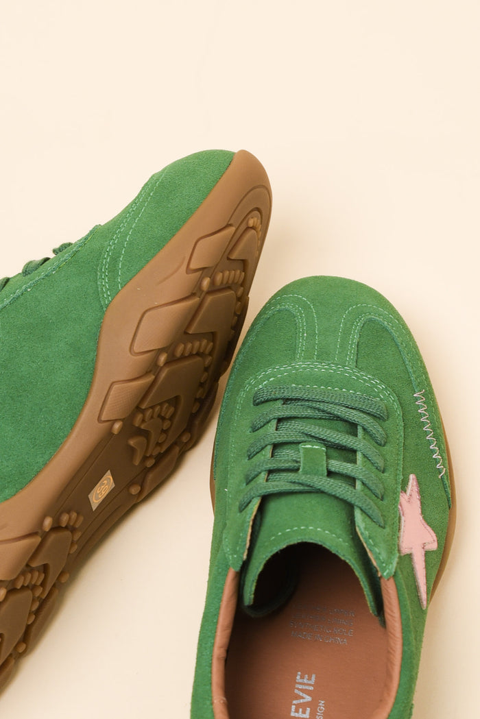 Truce Green Star Suede Sneaker