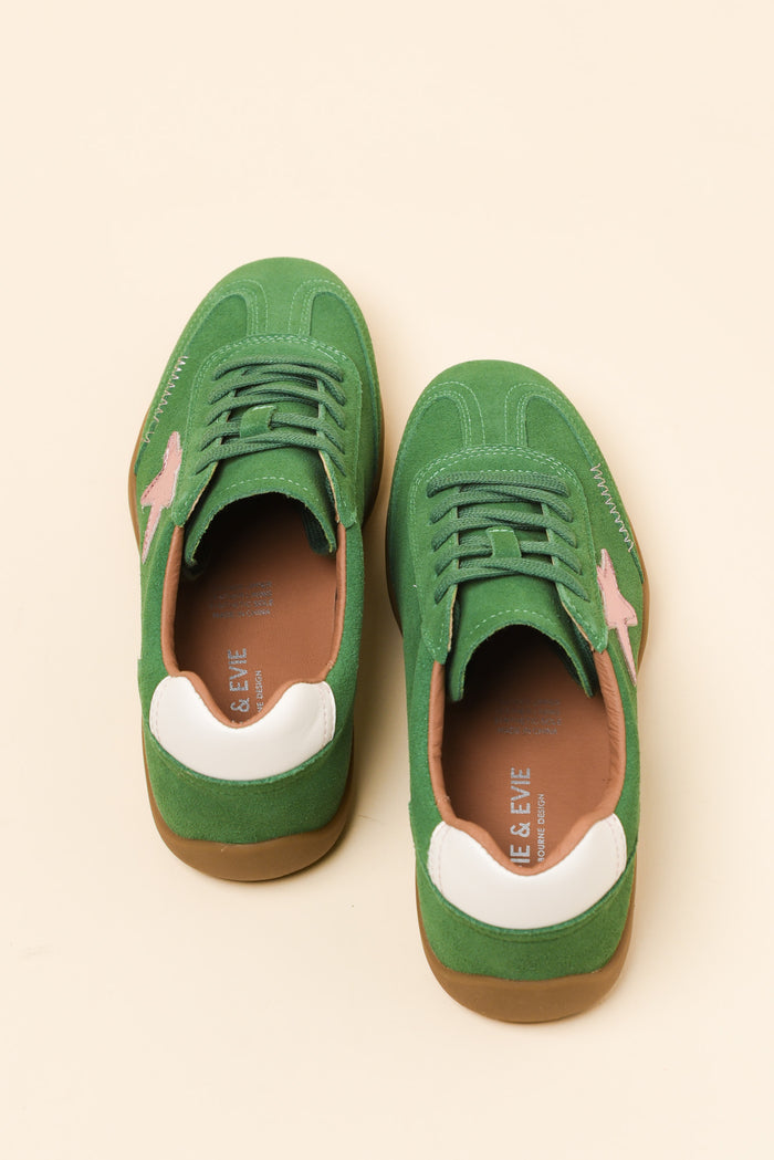 Truce Green Star Suede Sneaker
