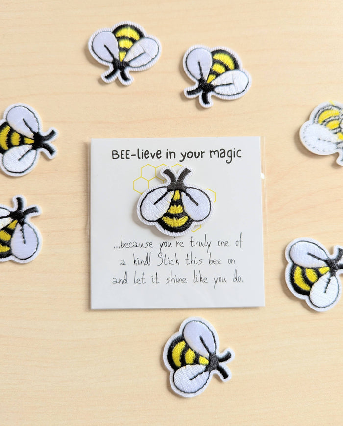 UPLIFTED Believe in Your Magic – Mini Card with Bee Patch
