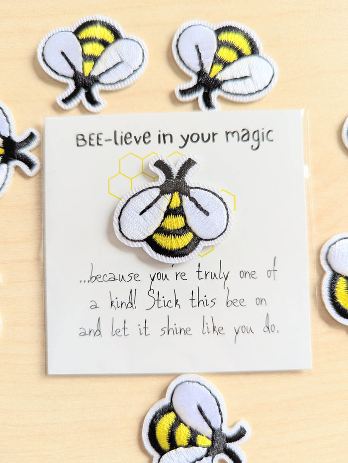 UPLIFTED Believe in Your Magic – Mini Card with Bee Patch
