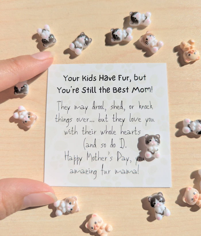 UPLIFTED Funny Mother's Day Card for Dog Mom or Cat Mom – Fur Mama