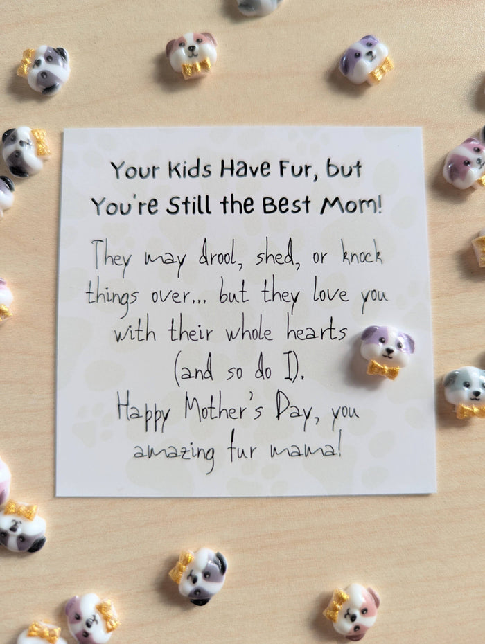 UPLIFTED Funny Mother's Day Card for Dog Mom or Cat Mom – Fur Mama