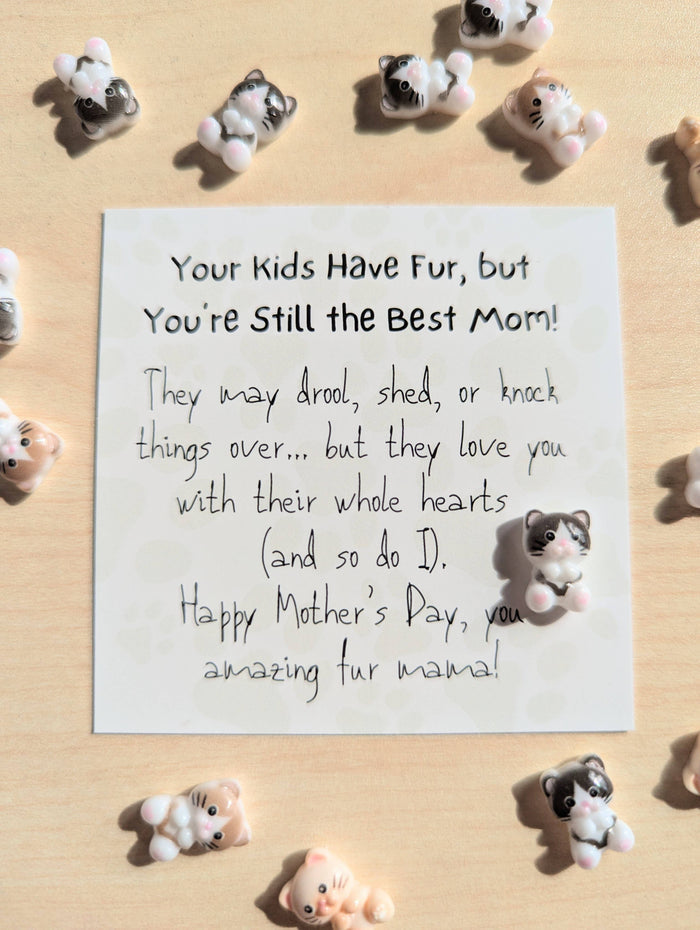 UPLIFTED Funny Mother's Day Card for Dog Mom or Cat Mom – Fur Mama