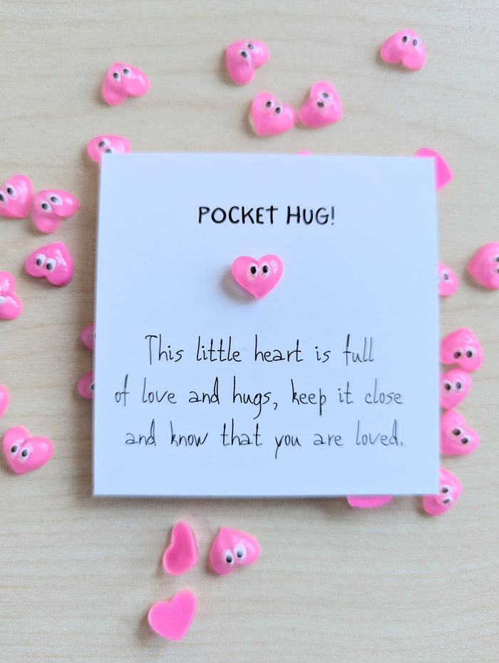 UPLIFTED Pocket Hug Mini Card - Handmade Keepsake with Personal Note