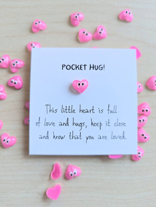 UPLIFTED Pocket Hug Mini Card - Handmade Keepsake with Personal Note