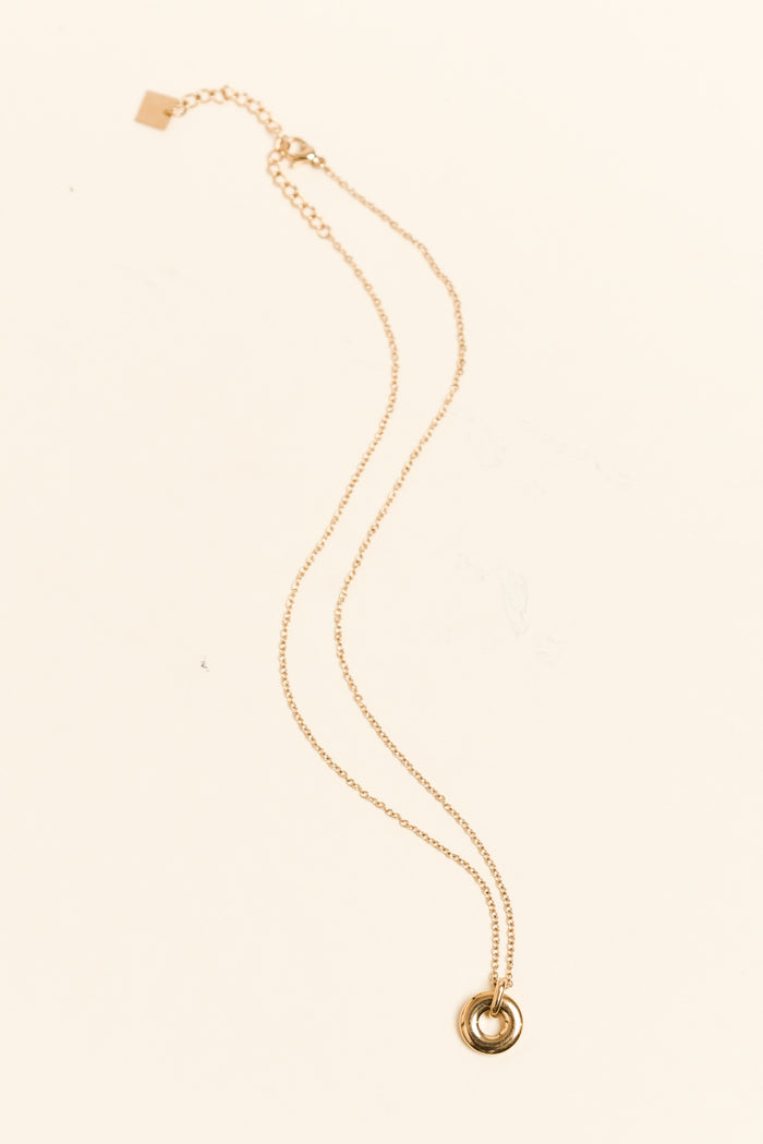 Valette Gold Plated Pendant Necklace