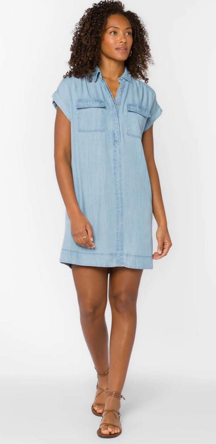 VELVET HEART STARLA CLASSIC INDIGO DRESS