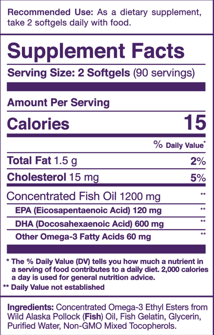 Wiley's Finest Wild Alaskan Fish Oil - Prenatal DHA Softgels 3