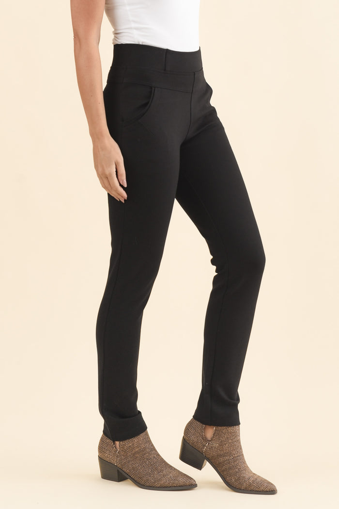 Zachary Black Stretch Pants