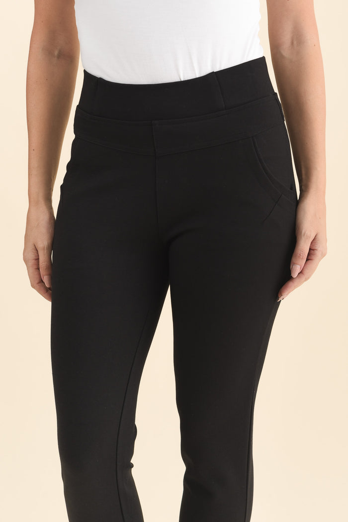 Zachary Black Stretch Pants