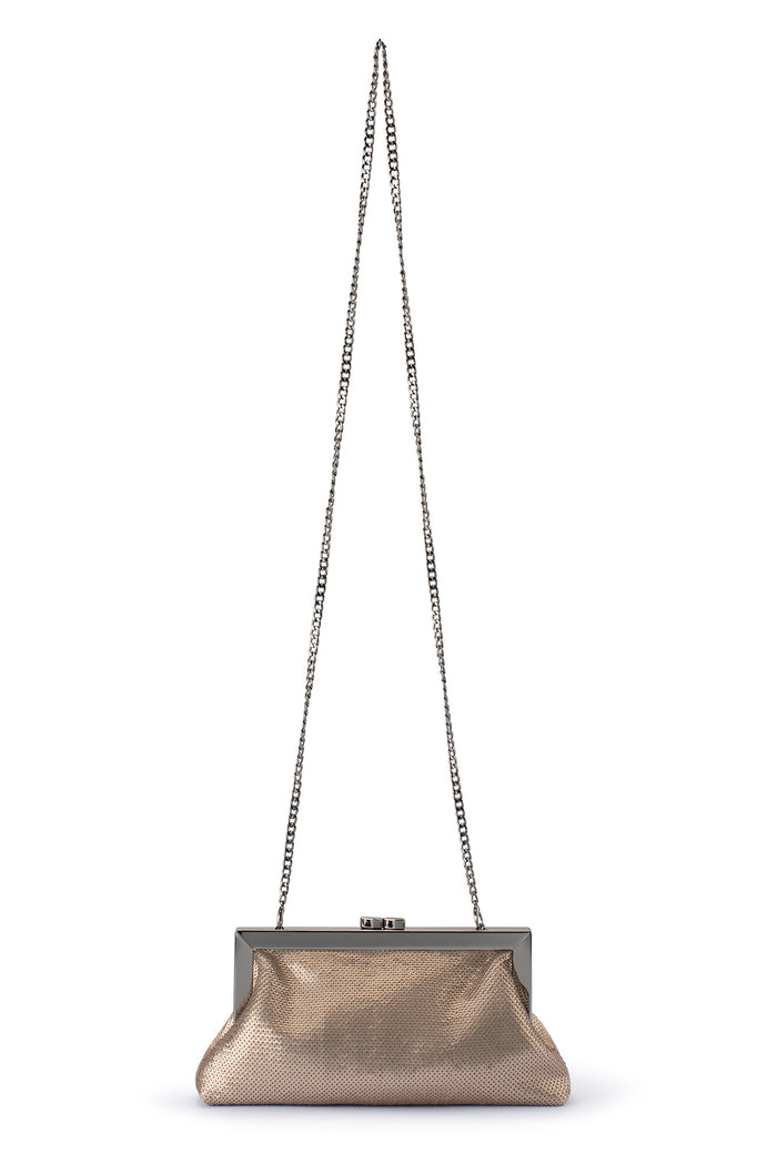 Zephyr Champagne Sequin Clutch