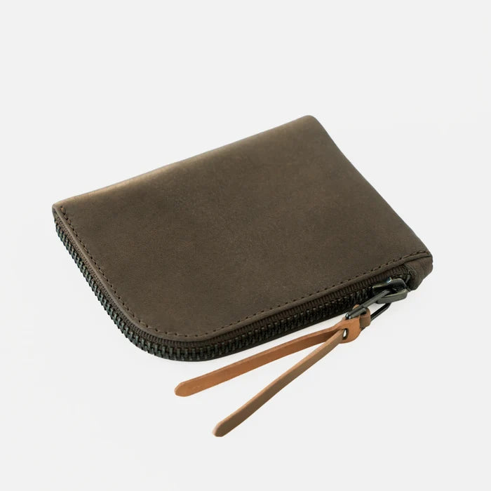 Zip Luxe Wallet - Charcoal