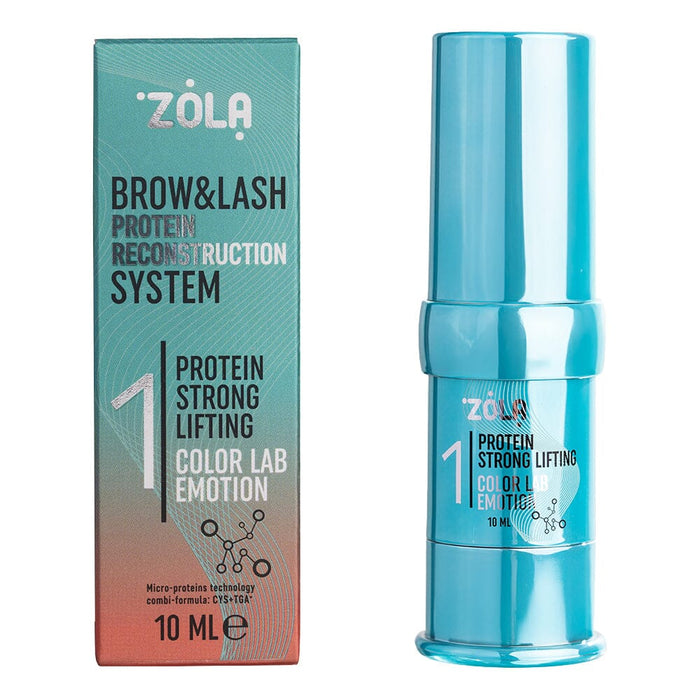 ZOLA Color Lab Emotion Lamination System 01 Protein Strong Lifting, 10 ml Eyebrow & Lash lamination ZOLA