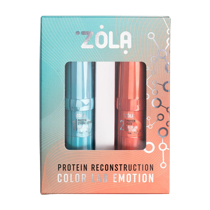 ZOLA Color Lab Emotion Protein Lamination System Set, 2 x 10 ml Eyebrow & Lash lamination ZOLA