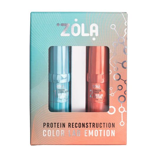 ZOLA Color Lab Emotion Protein Lamination System Set, 2 x 10 ml Eyebrow & Lash lamination ZOLA