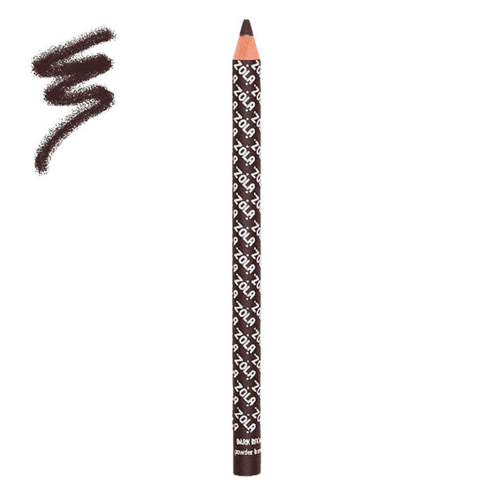 ZOLA Dark Brown Powder Brow Pencil Eyebrow Pencil ZOLA
