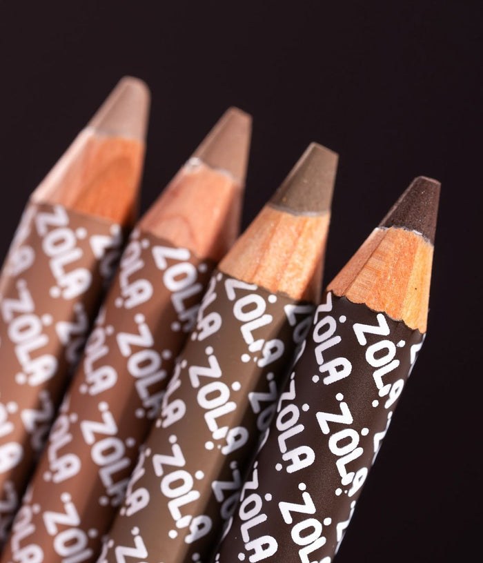 ZOLA Dark Brown Powder Brow Pencil Eyebrow Pencil ZOLA