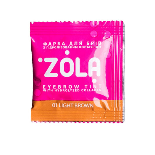 ZOLA Eyebrow Tint With Collagen 01 Light Brown, 5 ml Eyebrow tint ZOLA