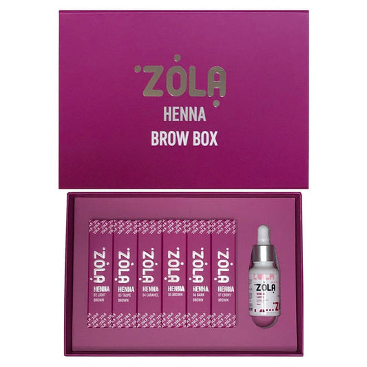 ZOLA Henna Box 6 pcs Set, 5 g Eyebrow tint ZOLA