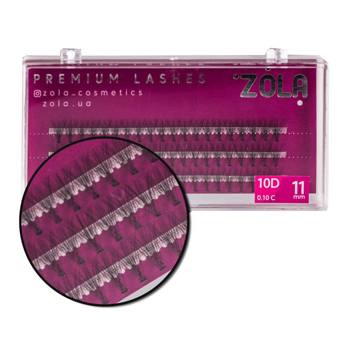 ZOLA Lash Clusters Extension 10D 11 mm Lash Clusters ZOLA