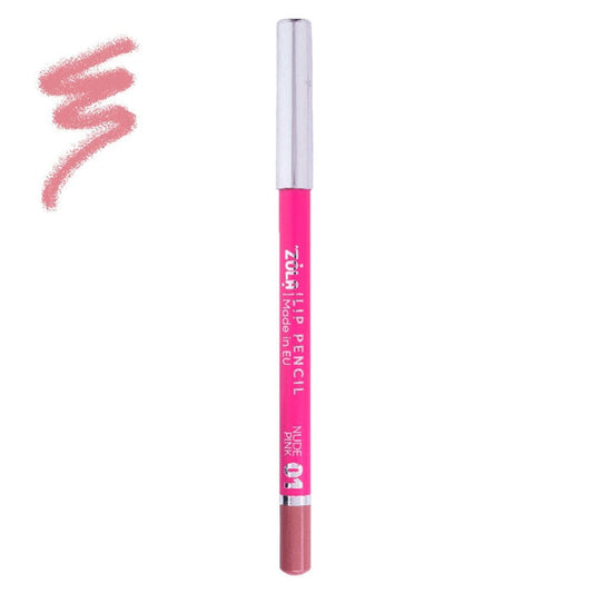 ZOLA Case with Sharpener and Set of 5 Lip Pencils Lipstick ZOLA