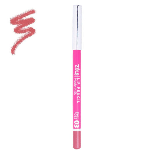ZOLA Case with Sharpener and Set of 5 Lip Pencils Lipstick ZOLA