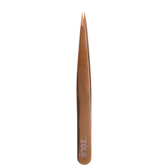 ZOLA Pointed Eyebrow Tweezers Gold Eyebrow tweezers ZOLA