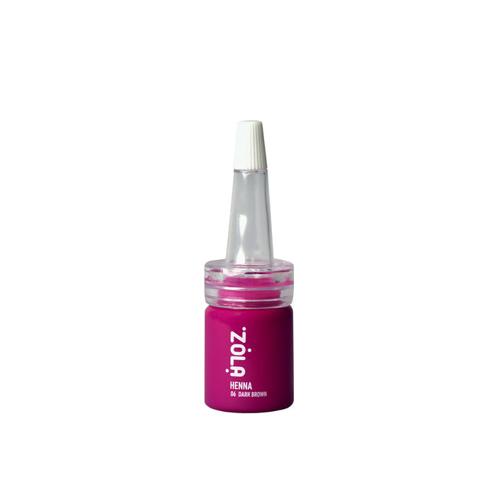 ZOLA Professional Henna for Eyebrows 06 DARK BROWN, 5 g Eyebrow tint ZOLA