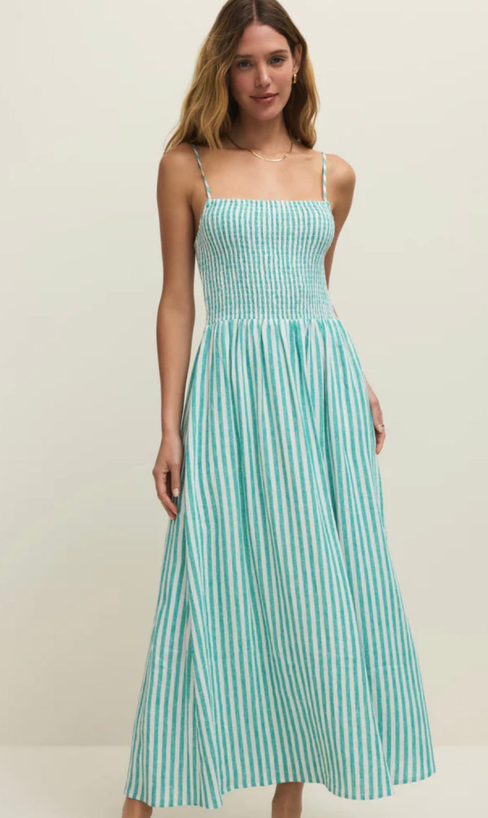 ZSUPPLY BAYSIDE STRIPED MIDI DRESS